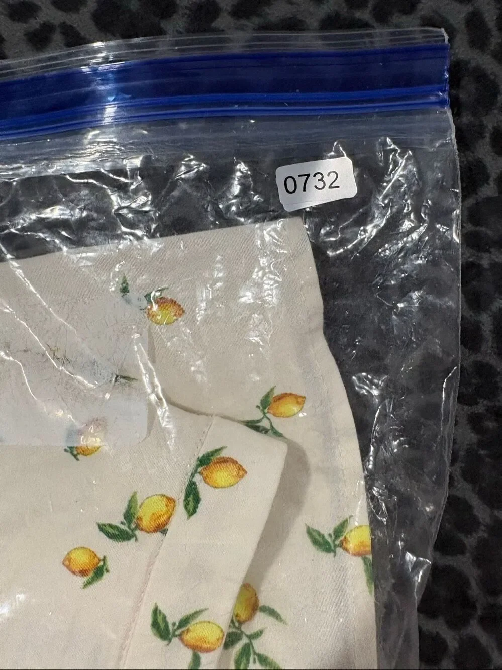 Zara Lemon Print Mini Skirt XS Ivory Button Front Cottagecore Summer